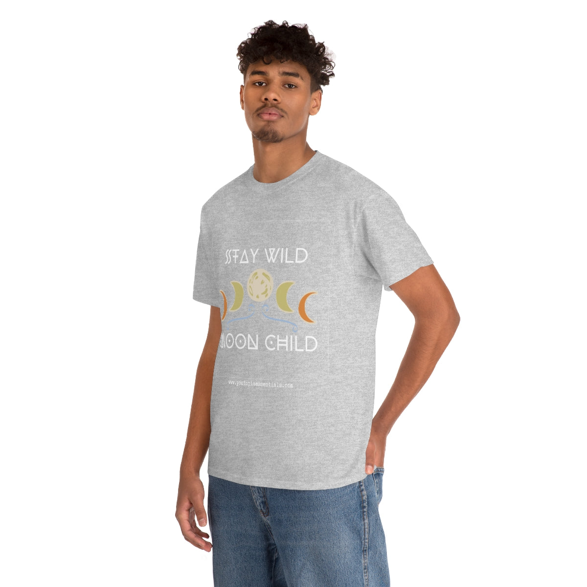 YOUtopia Essentials Merch | Stay Wild Moon Child | Unisex Heavy Cotton Tee