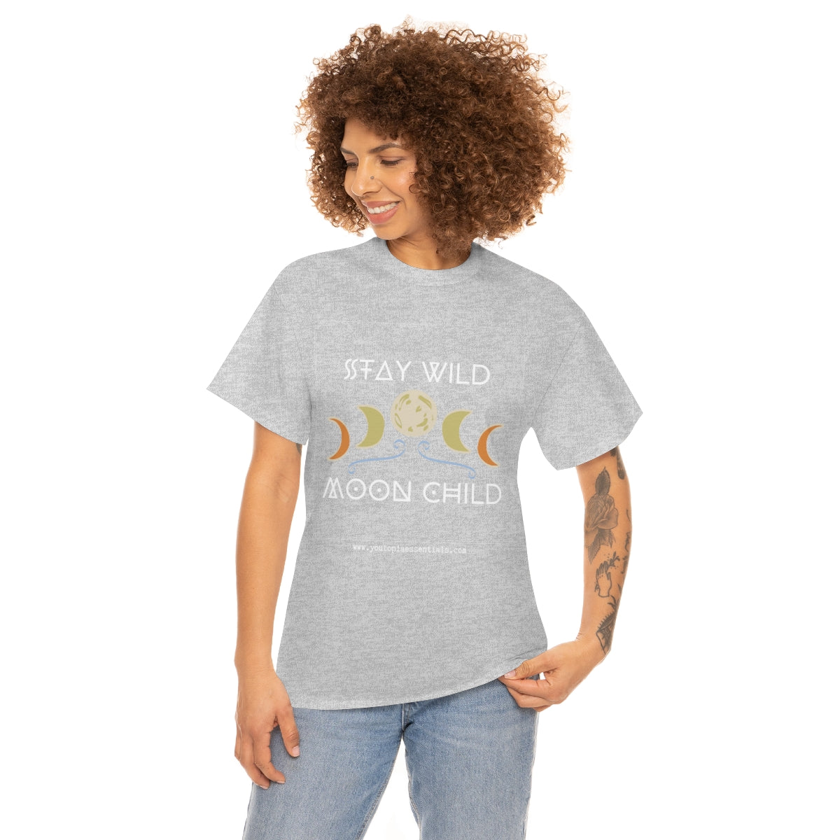 YOUtopia Essentials Merch | Stay Wild Moon Child | Unisex Heavy Cotton Tee